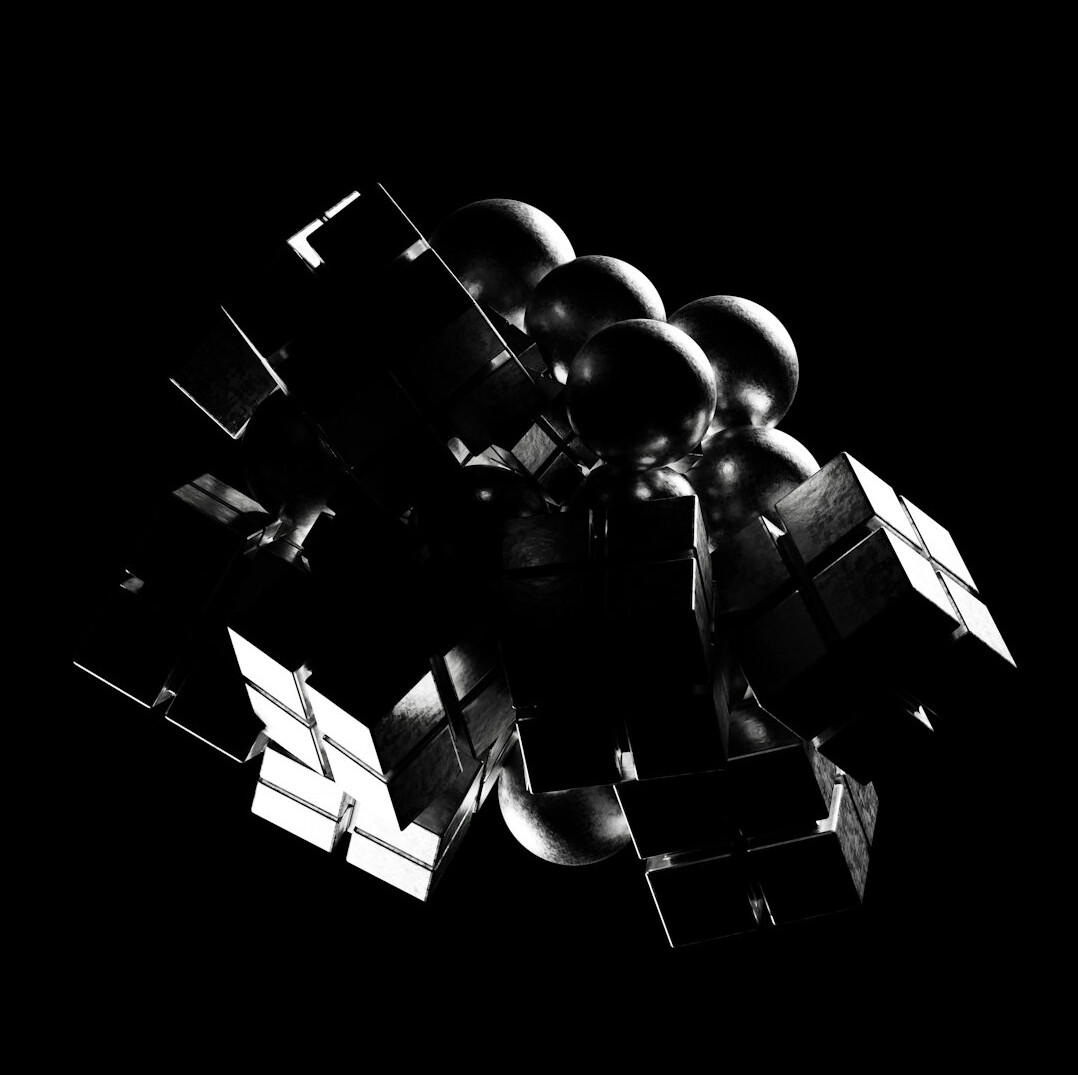 Multi camera studio with robotic cameras and a lit set
